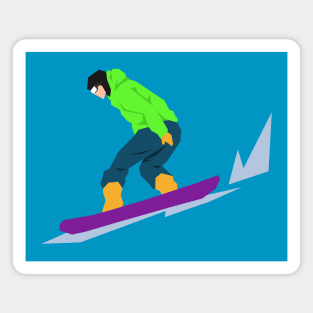 Snowboarder Magnet